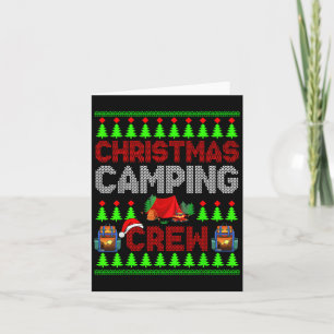Christmas Camng Crew Xmas Sweater Santa Camper Cam Card
