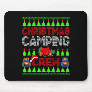 Christmas Camng Crew Xmas Sweater Santa Camper Cam Mouse Pad