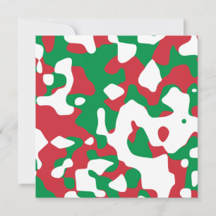 Christmas Camouflage Holiday Card