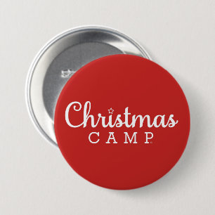 Christmas Camp Exclusive Ornament 7.5 Cm Round Badge