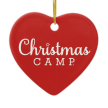 Christmas Camp Heart Ornament