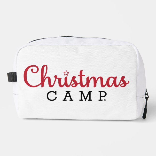 Christmas Camp Makeup Bag | Christmas Cosmetic Bag (Front)