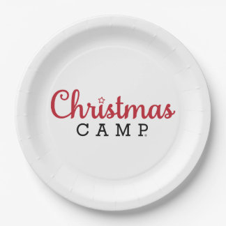 Christmas Camp Paper Plate | Christmas Party