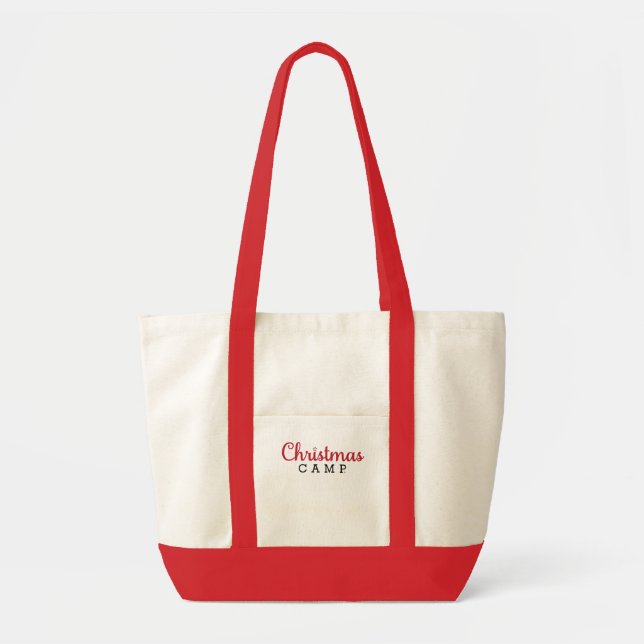 Christmas Camp Tote Bag | CHRISTMAS BAGS (Front)