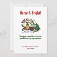 Christmas Camper Home Camping Outdoor Adventure