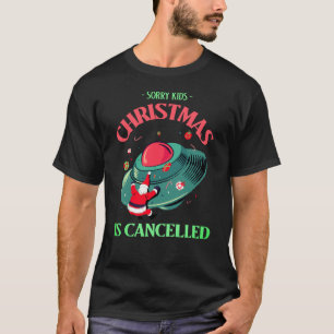 Christmas Cancelled: Alien Santa Mishap T-Shirt