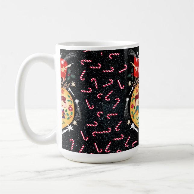 Christmas Candies Coffee Mug (Left)