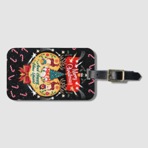 Christmas Candies Luggage Tag