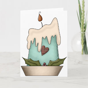 Christmas Candle Greeting Cards