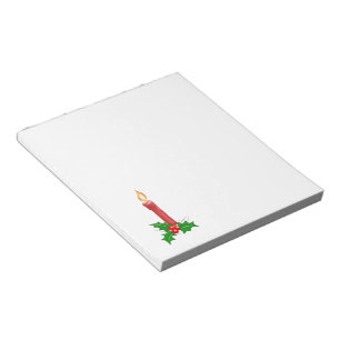 Christmas Candle Notepad