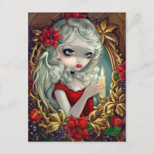 "Christmas Candle" Postcard