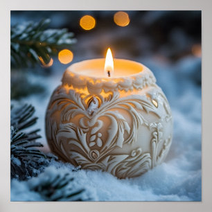 Christmas Candle Poster