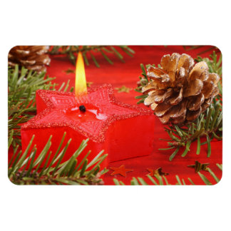 Christmas Candle Premium Magnet