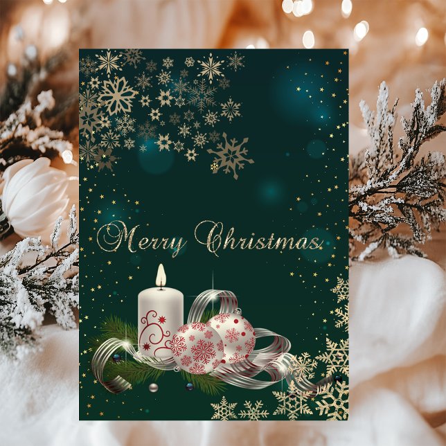 Christmas Candle ,Snowflakes,Green Christmas (Creator Uploaded)