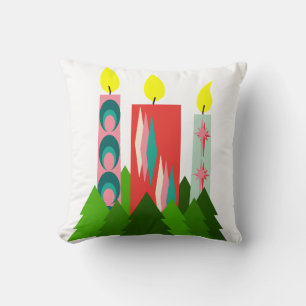 Christmas Candles Cushion
