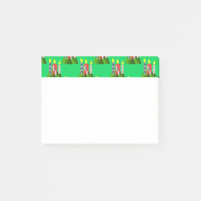 Christmas Candles  Post-it Notes (Front)