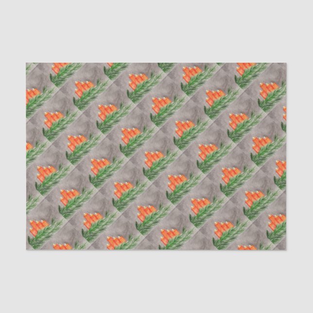 Christmas Candles Tissue Paper (Front)