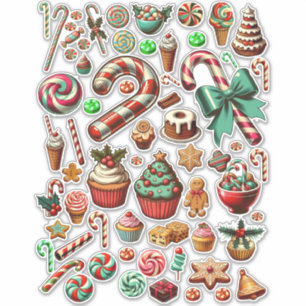 Christmas Candy And Sweet treats clipart 