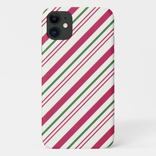 Christmas Candy Cane Case-Mate iPhone Case (Back)
