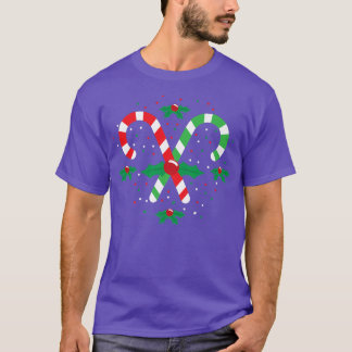Christmas Candy Cane Christmas Sweets Merry Christ T-Shirt