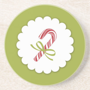 Christmas Candy Cane Coaster