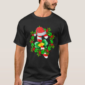 Christmas Candy Cane Crew Santa 2022 Kids Boys Gir T-Shirt