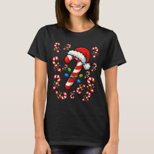 Christmas Candy Cane Crew Xmas Holiday Family Matc T-Shirt