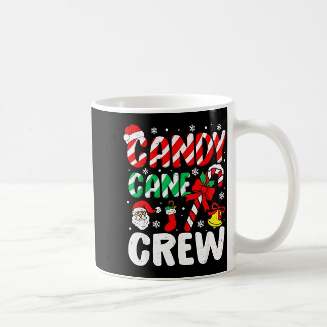 Christmas Candy Cane Crew Xmas Holiday Toddler Kid Coffee Mug (Right)
