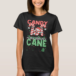 Christmas Candy Cane Crew Xmas Love Candy Boys Gir T-Shirt