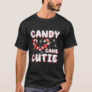 Christmas Candy Cane Cutie Santa Xmas Kids Toddler T-Shirt