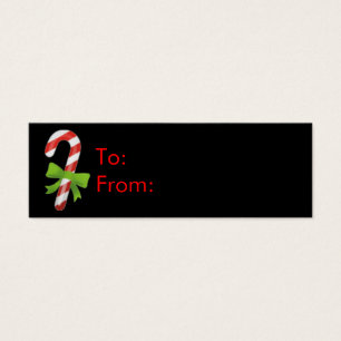 Christmas Candy Cane Gift Tags