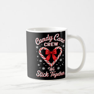 Christmas Candy Cane Heart Holiday Family Matching Coffee Mug