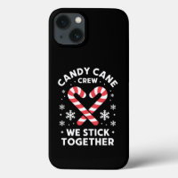 Christmas Candy Cane Heart We Stick Together