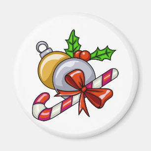 Christmas Candy Cane Magnet