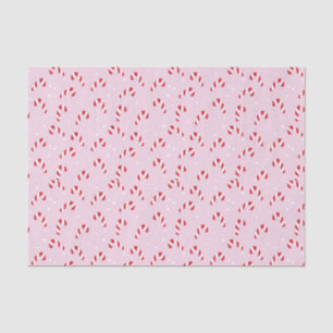 Christmas Candy Cane Pink  Tissue Paper