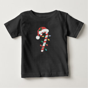Christmas Candy Cane Santa Xmas Kids Baby T-Shirt