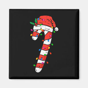 Christmas Candy Cane Santa Xmas Kids Toddler Youth Magnet