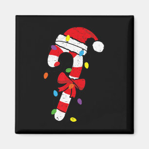 Christmas Candy Cane Santa Xmas Kids Toddler Youth Magnet