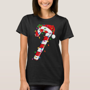 Christmas Candy Cane Santa Xmas Kids Toddler Youth T-Shirt