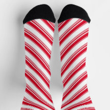 Christmas Candy Cane Stripes, Red, White