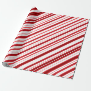 Christmas Candy Cane Wrapping Paper
