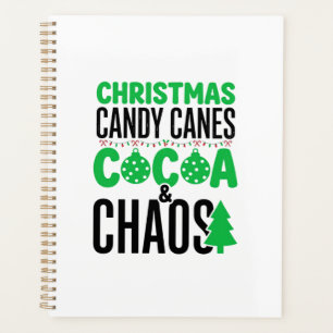 Christmas Candy Canes Cocoa Chaos Design Planner