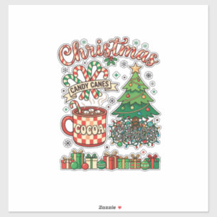 Christmas Candy Canes Cocoa Chaos Tree Mug Present