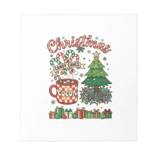 Christmas Candy Canes Cocoa Chaos Tree Mug Present Notepad