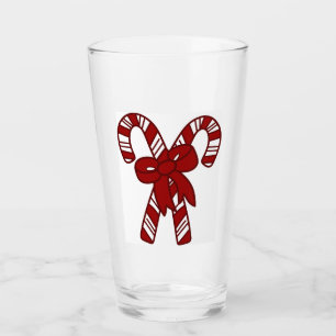 Christmas Candy Canes Glass