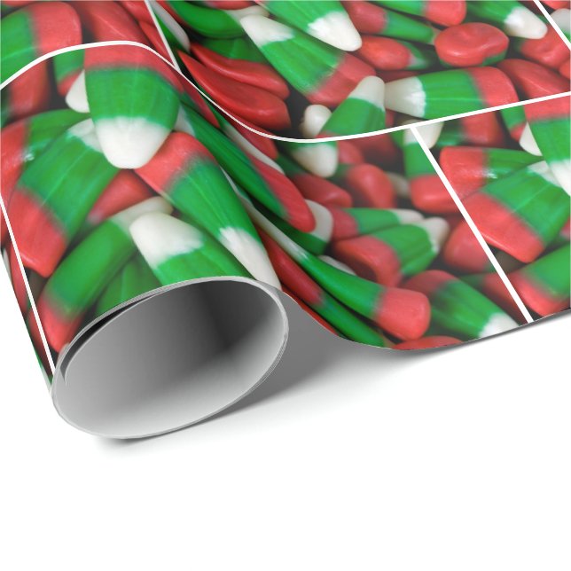 Christmas candy corn wrapping paper (Roll Corner)
