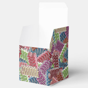 Christmas Candy-FAVOR BOX,Sq Favour Box