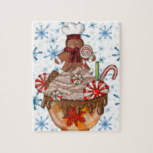 Christmas candy & gingerbread jigsaw puzzle