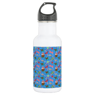 Christmas Candy, lollipop and cake 532 Ml Water Bottle