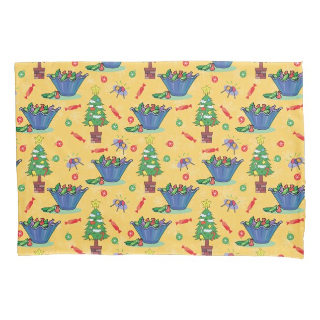 Christmas candy pillowcase (Front)